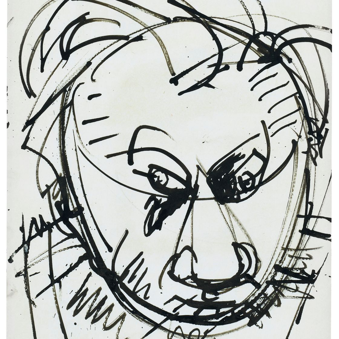Hans Hofmann — Автопортрет