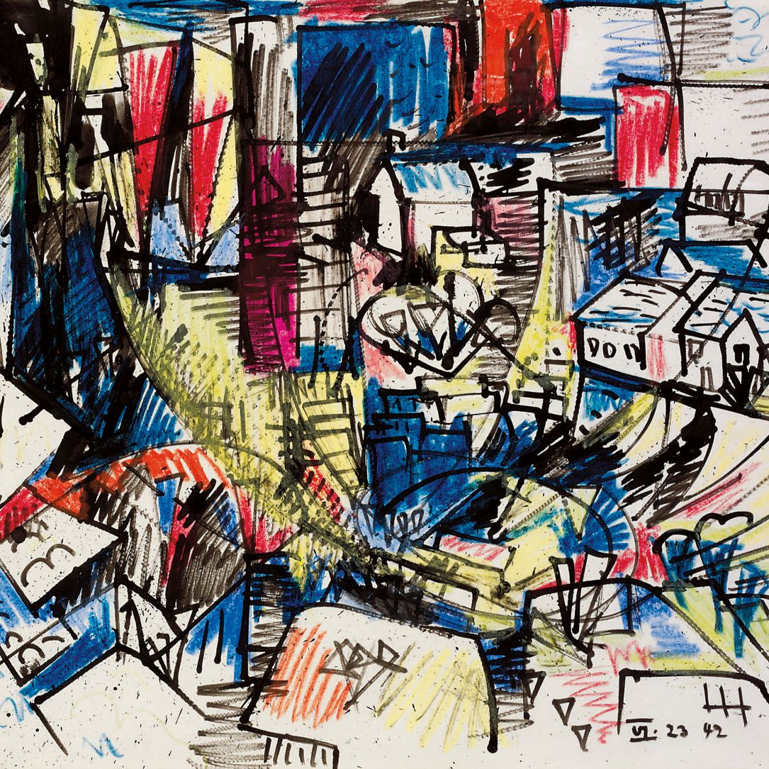 Hans Hofmann — Без названия (Провинстаун)