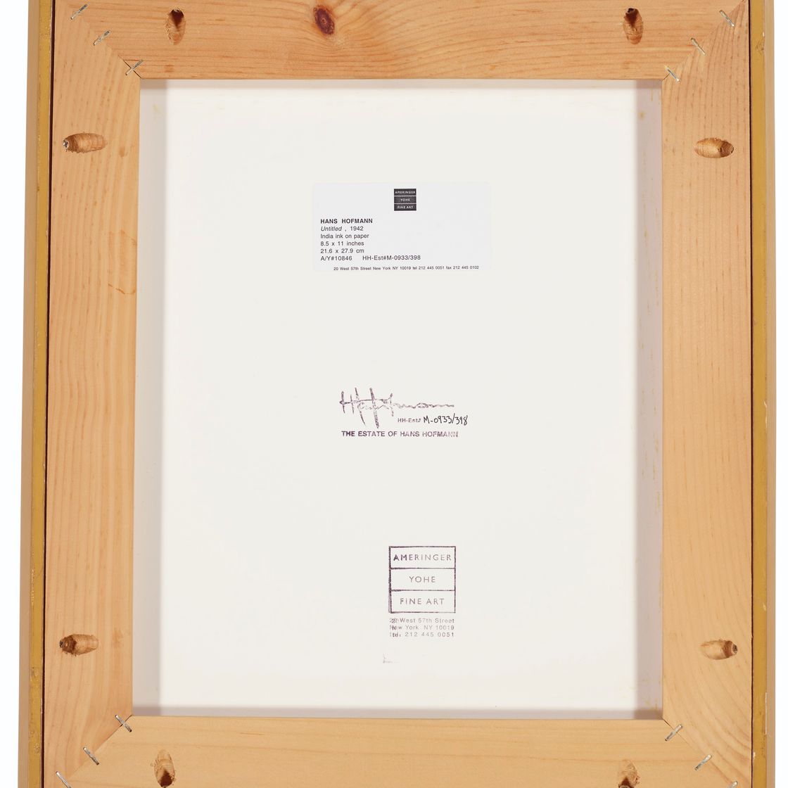 Hans Hofmann — Без названия, изображение 3