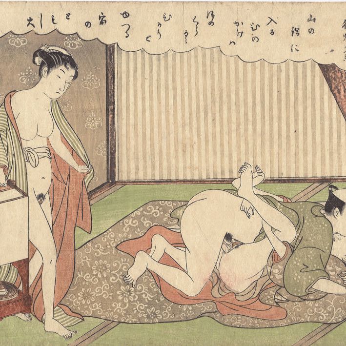Harunobu Suzuki — Приписывается Судзуки Харунобу (1725?-1770)