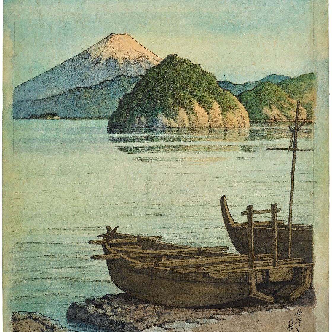 Hasui Kawase — Ниши Идзу Митохама (пляж Мито в Западном Идзу)