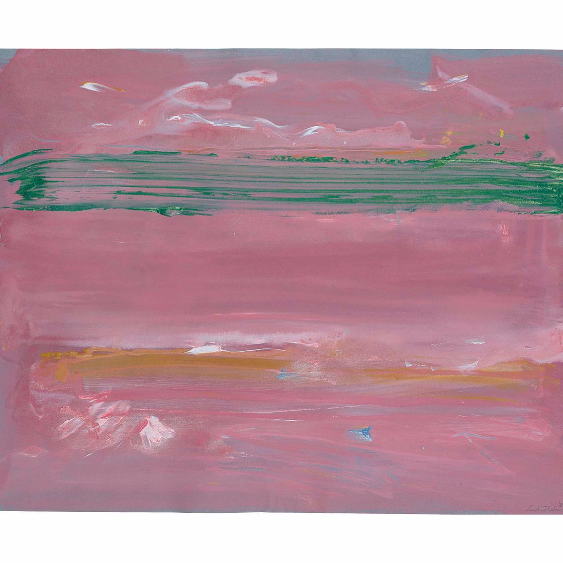Helen Frankenthaler — Без названия “Розовое море” (Шиппан)