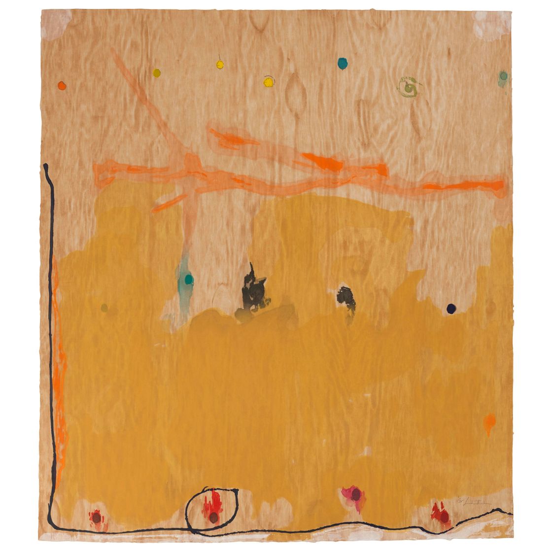 Helen Frankenthaler — "Сказки о Гэндзи II", из "Сказок о Гэндзи"