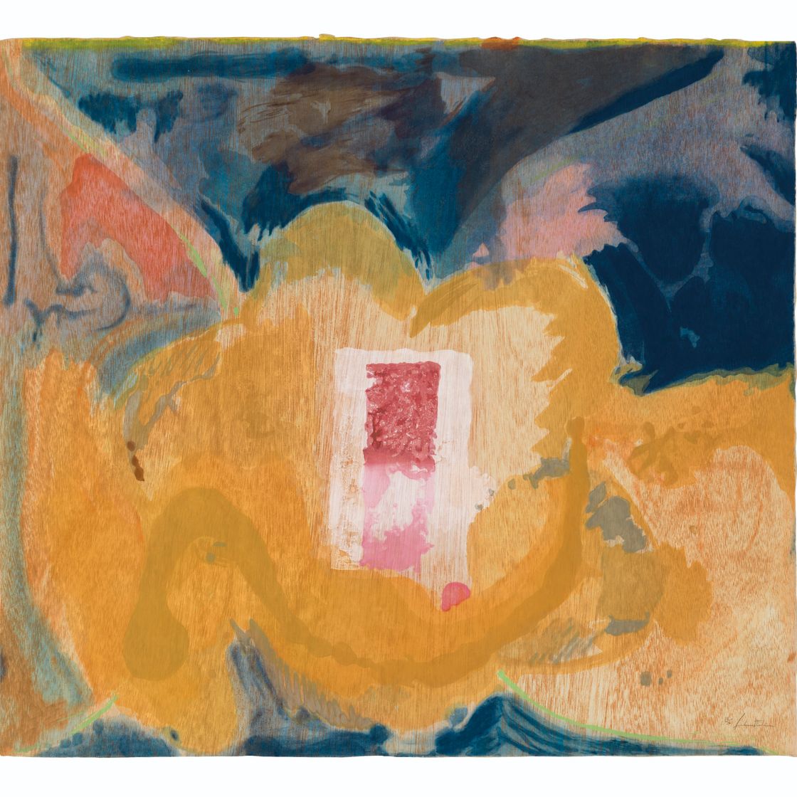 Helen Frankenthaler — "Сказки о Гэндзи V", из "Сказок о Гэндзи"