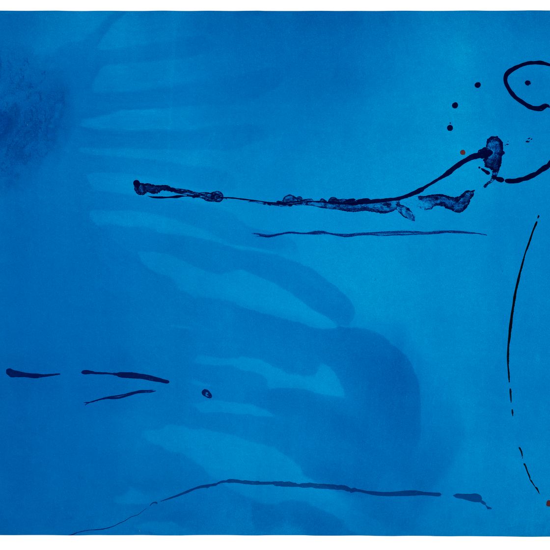 Helen Frankenthaler — Синий ток, изображение 1