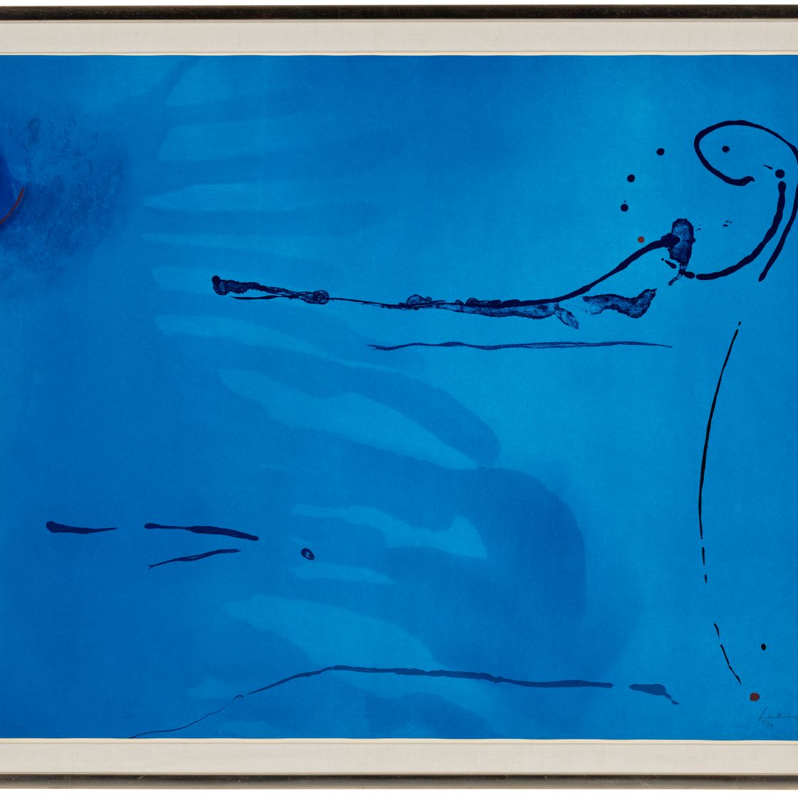 Helen Frankenthaler — Синий ток, изображение 2