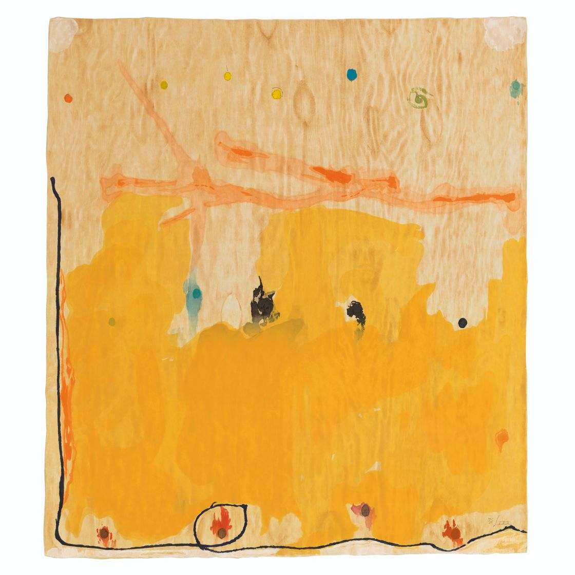 Helen Frankenthaler — "Сказки о Гэндзи II", из "Сказок о Гэндзи"