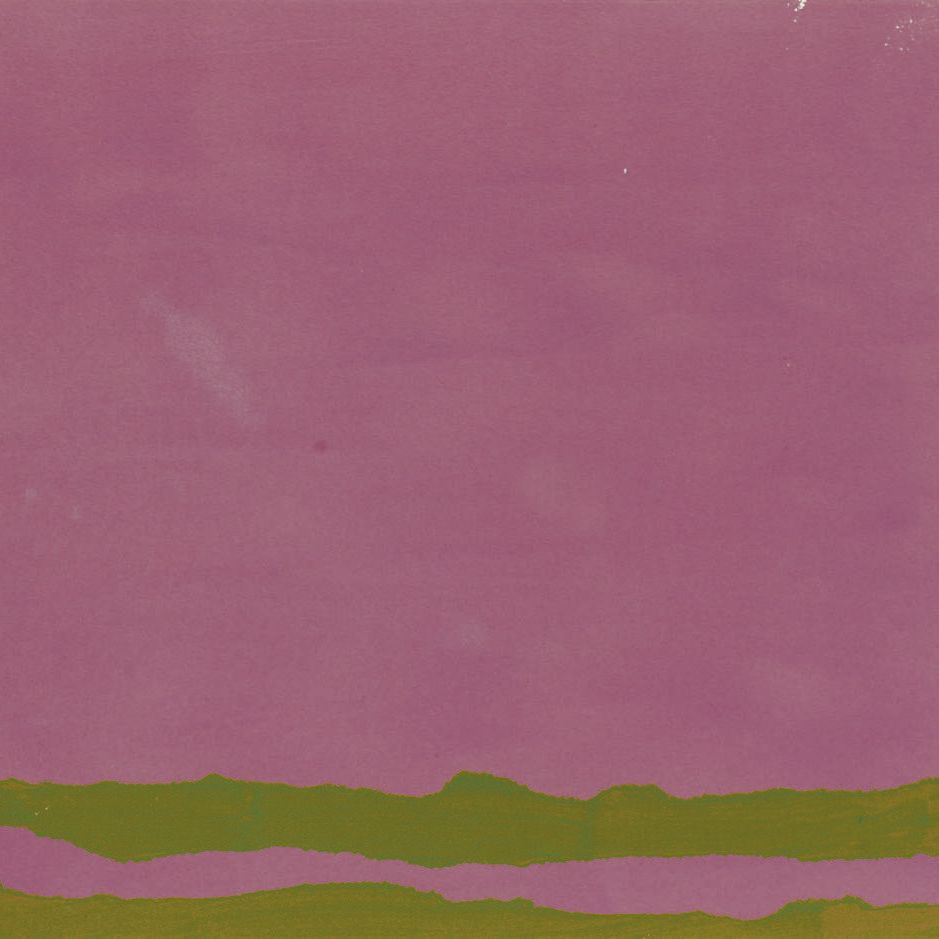 Helen Frankenthaler — Зеленому нравится сиреневый, от Four Pochoirs (H. 30)