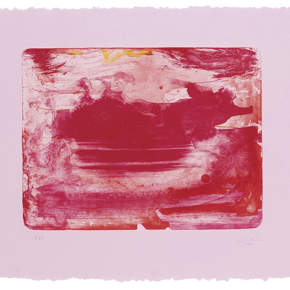 Helen Frankenthaler — Красное море (H. 89)