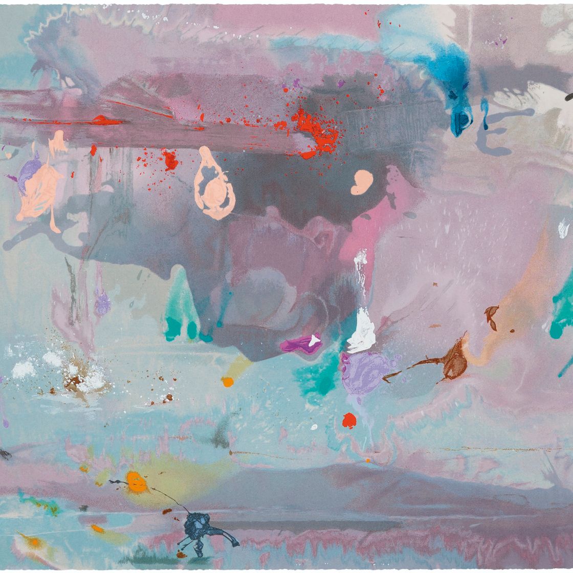 Helen Frankenthaler — Серый фейерверк