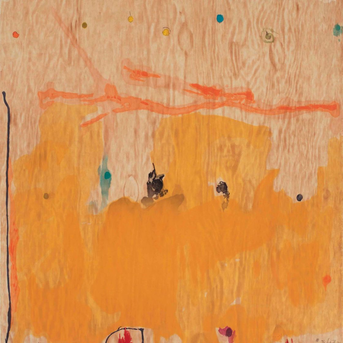 Helen Frankenthaler — "Сказки о Гэндзи II", из "Сказок о Гэндзи"