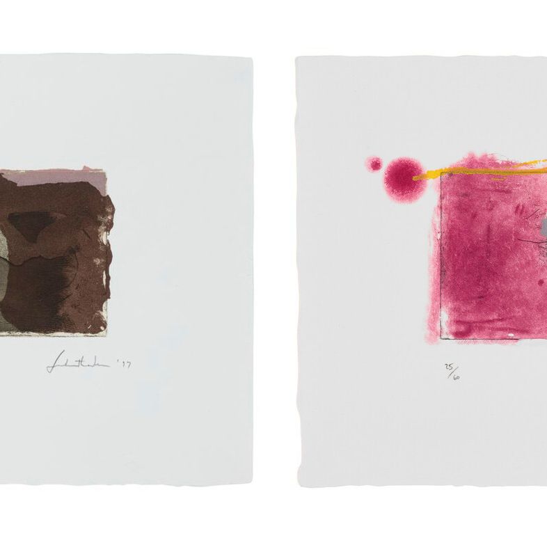 Helen Frankenthaler — Это не книга: две гравюры, изображение 1