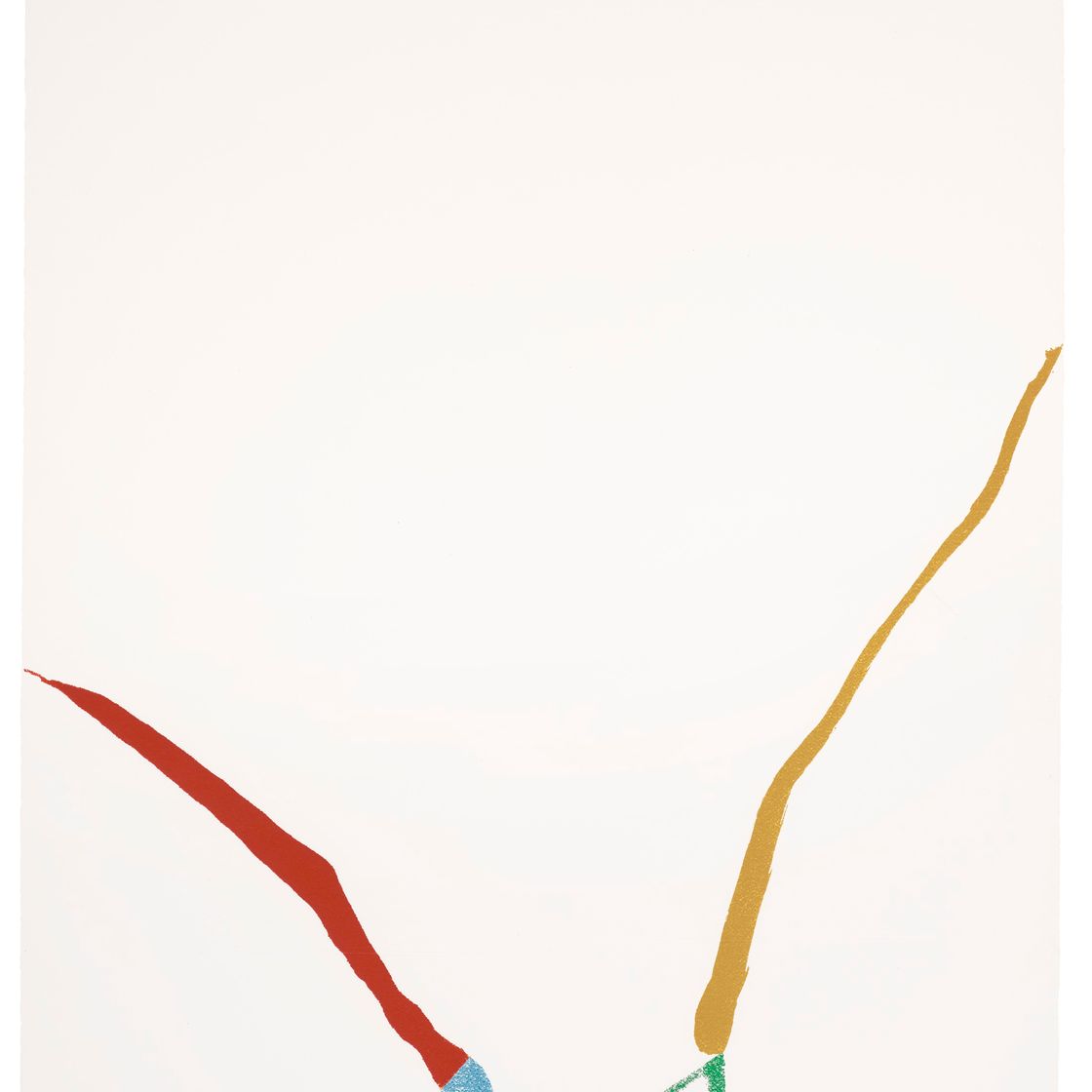 Helen Frankenthaler — Что могут сделать красные линии: один отпечаток