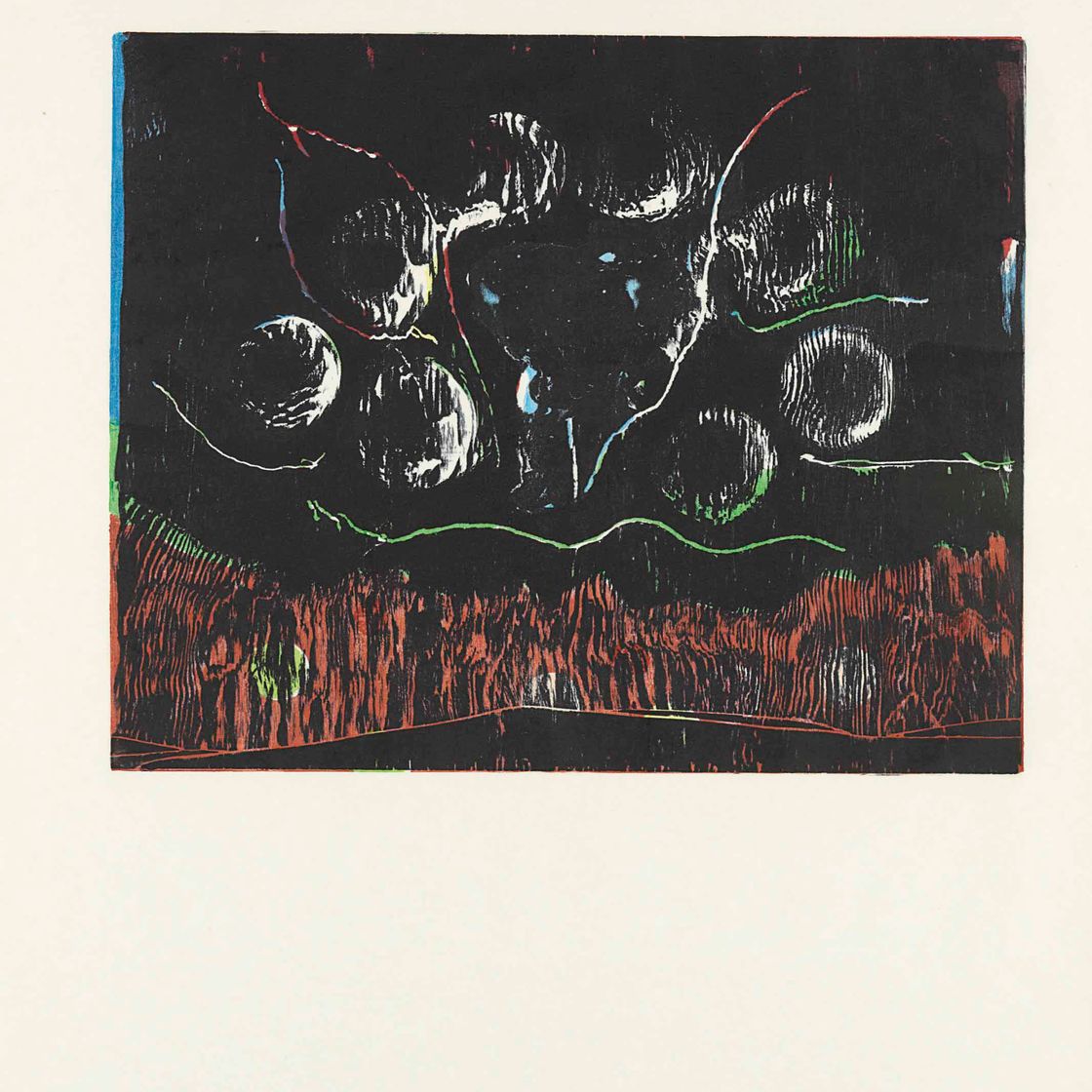 Helen Frankenthaler — Монопринт VII-Роща