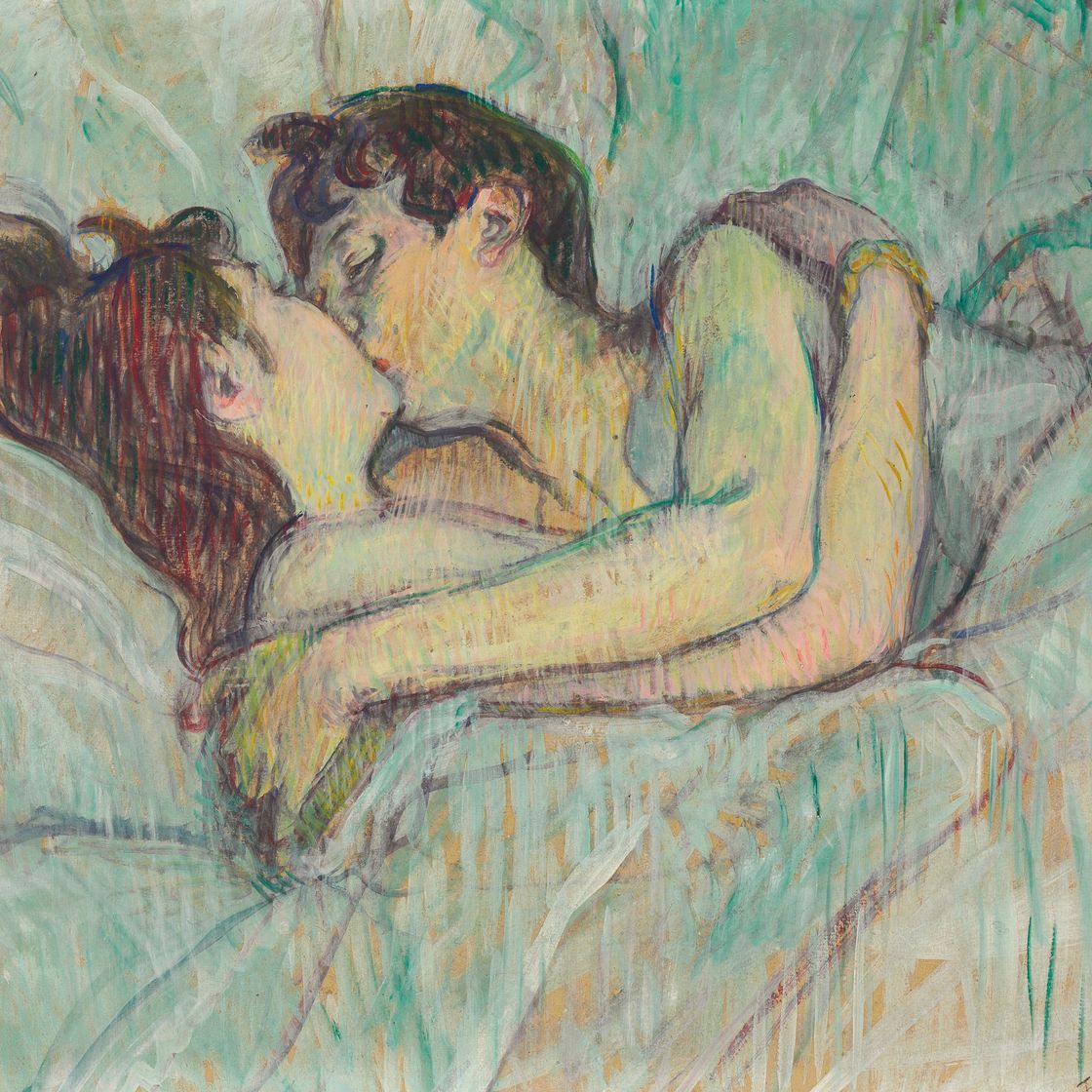 Henri de Toulouse-Lautrec — При освещении: Le baiser