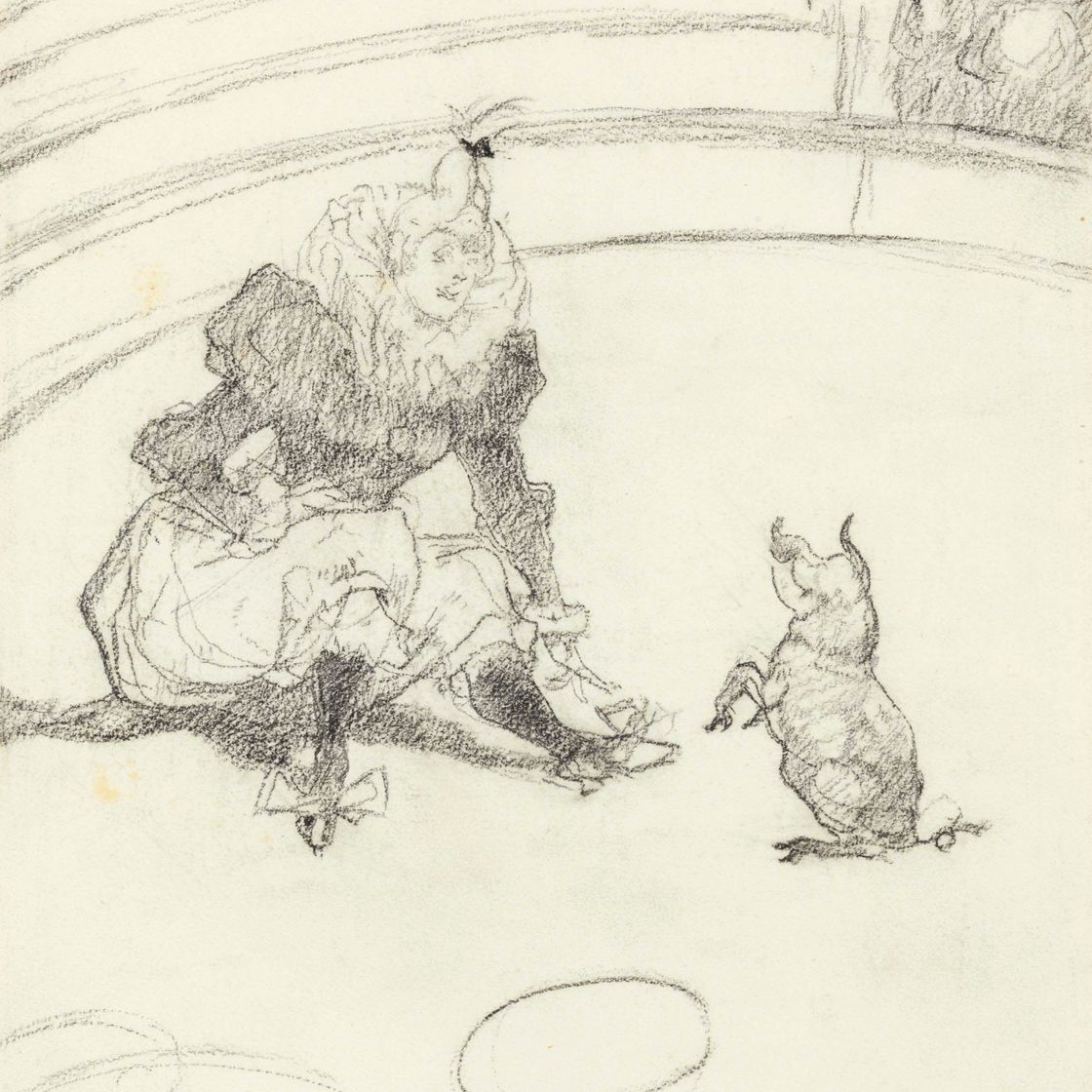 Henri de Toulouse-Lautrec — Цирк: клоунесса (мадемуазель Ча-У-Као)