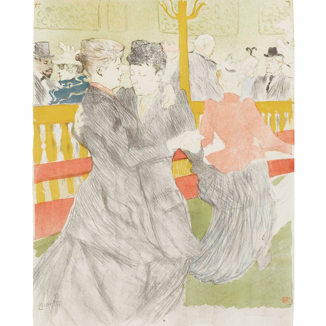 Henri de Toulouse-Lautrec — Танец в "Мулен Руж"
