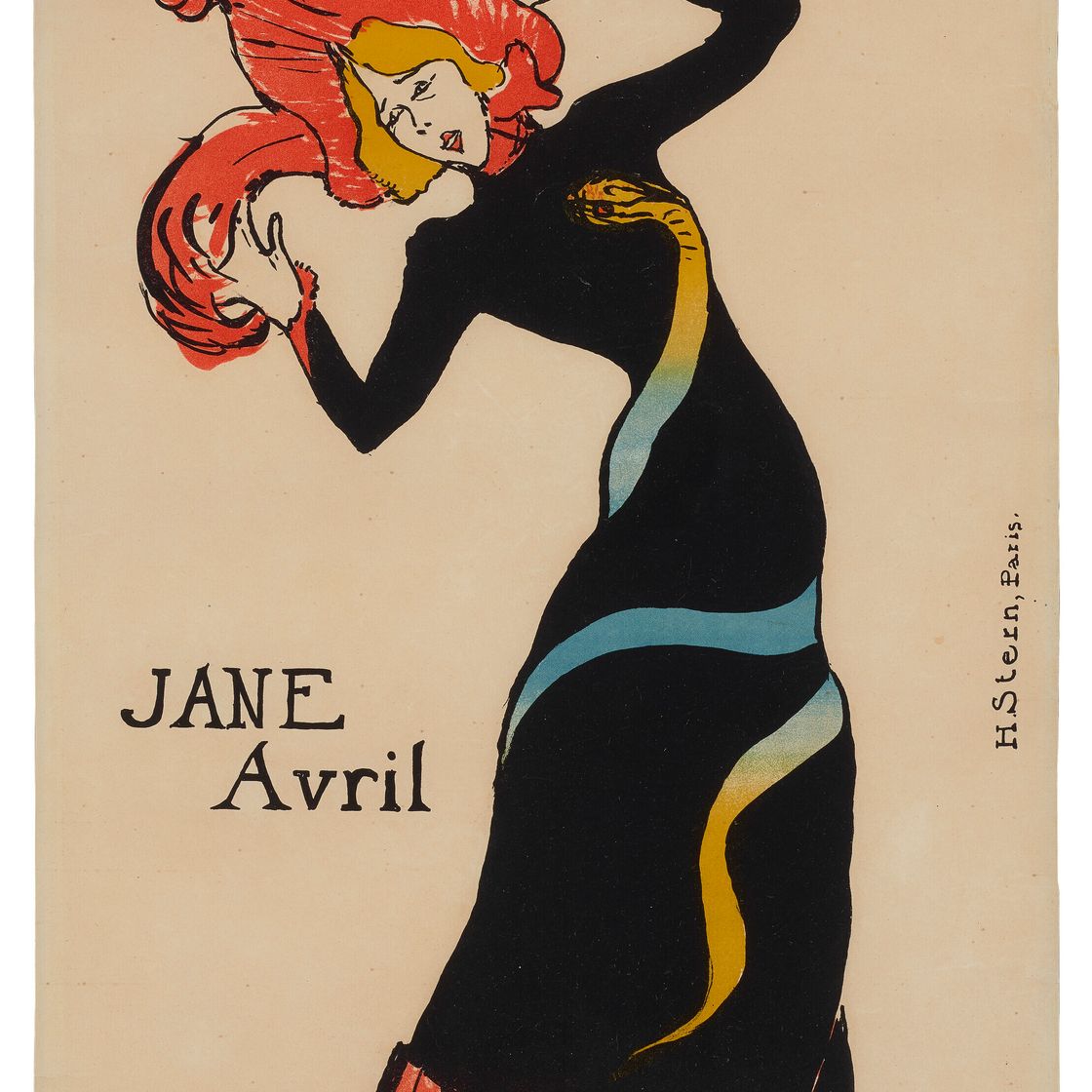 Henri de Toulouse-Lautrec — Джейн Аврил, изображение 1