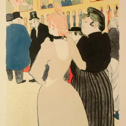 Henri de Toulouse-Lautrec — В "Мулен Руж", в "Гулянье" и с друзьями (Адриани, 6; Виттрок, 1)