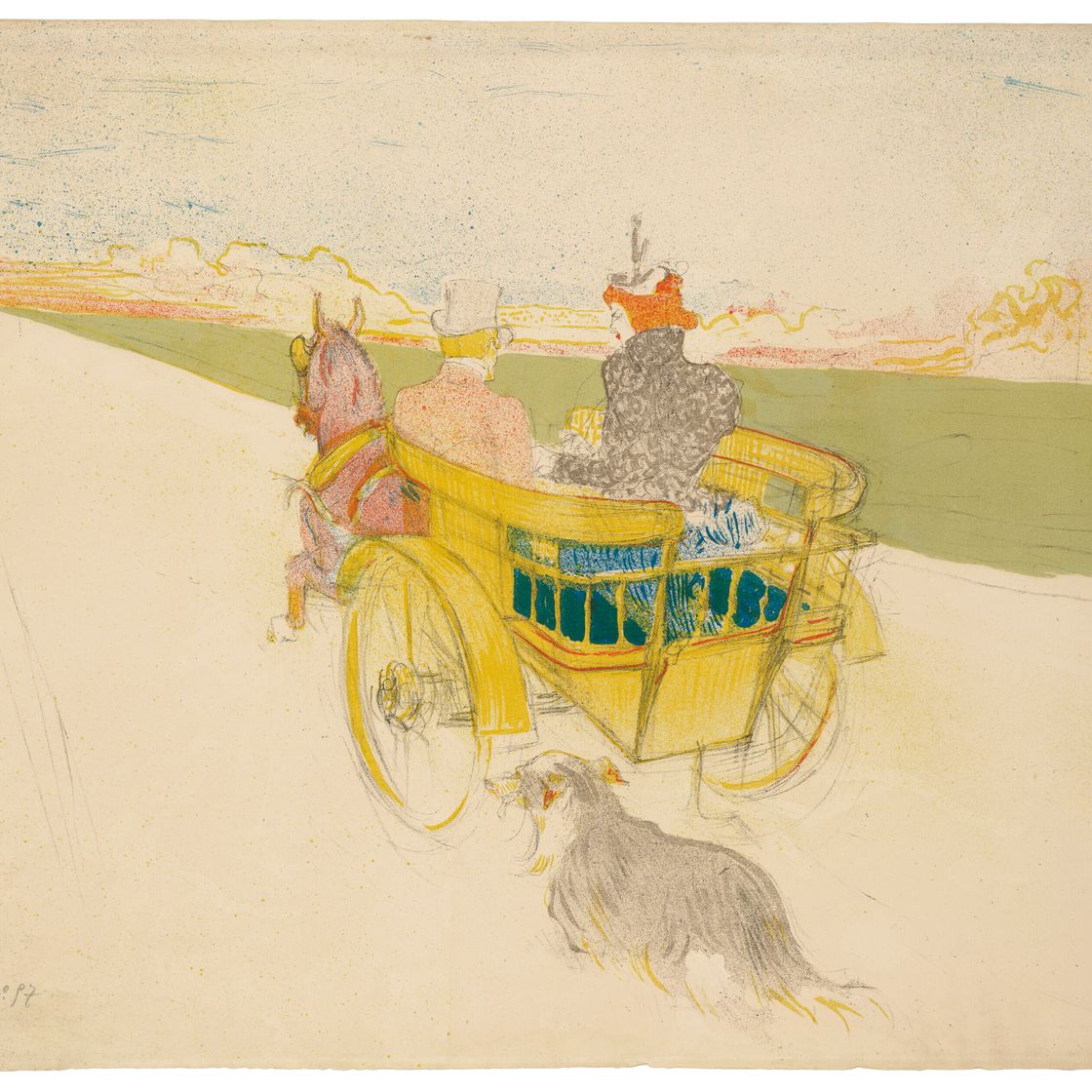 Henri de Toulouse-Lautrec — Партия великой Кампании
