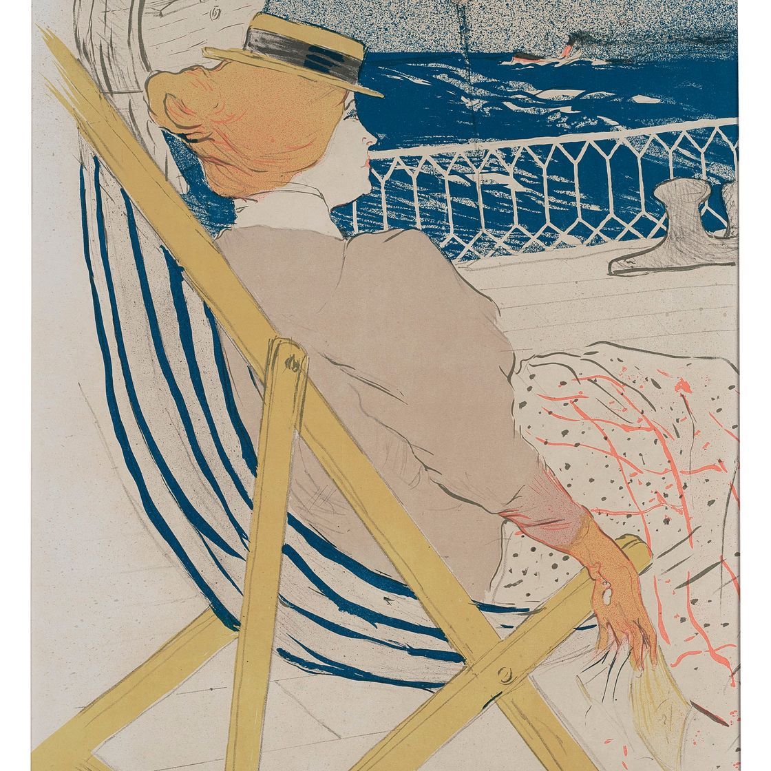 Henri de Toulouse-Lautrec — Ла Пассаж дю 54, наша набережная для яхт, изображение 1