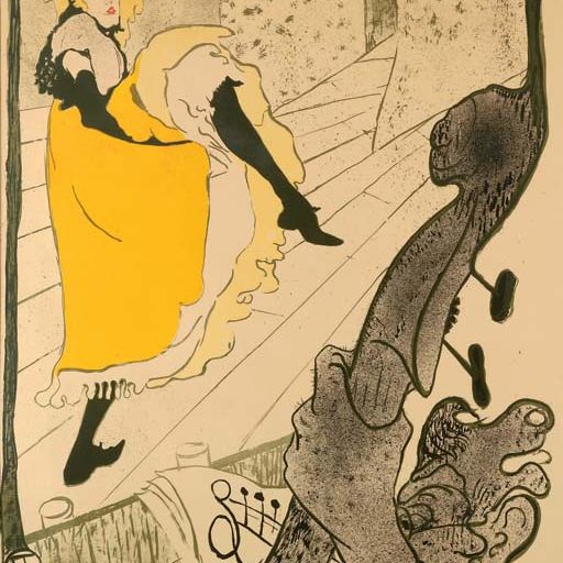 Henri de Toulouse-Lautrec — Джейн Аврил (доп. 11; W. P6)