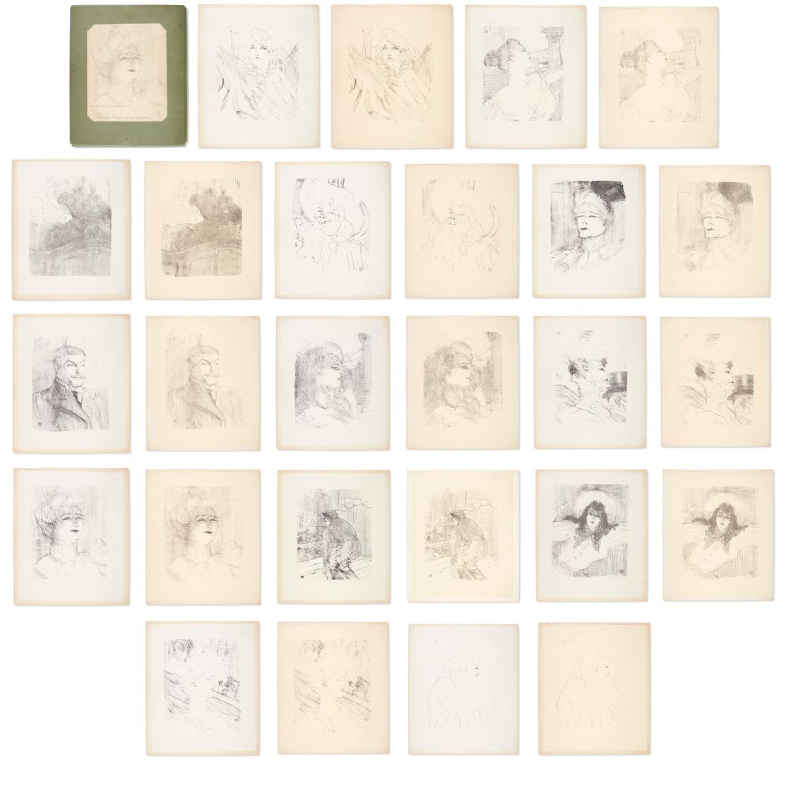 Henri de Toulouse-Lautrec — Литографии Трейза: Портреты актеров и художниц