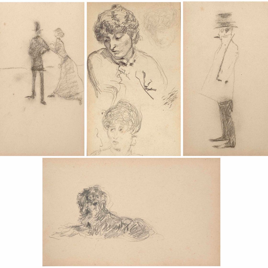 Henri de Toulouse-Lautrec — Маленький альбом relié en toile grise