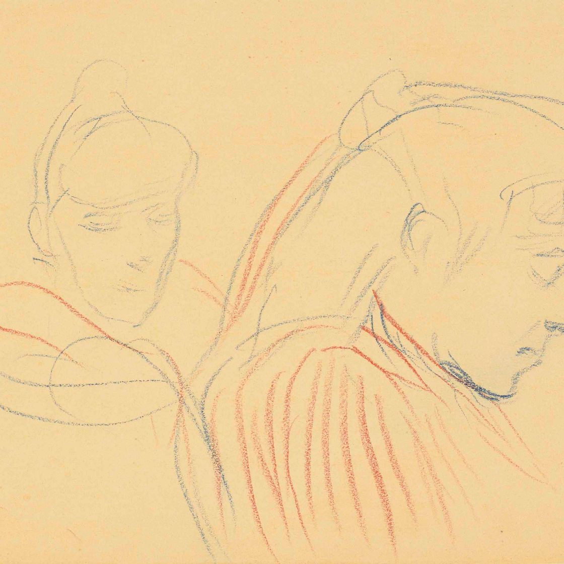 Henri de Toulouse-Lautrec — Двое наедине с женщинами., изображение 1