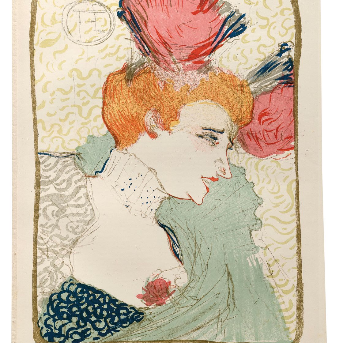 Henri de Toulouse-Lautrec — Мадемуазель Марсель Лендер, арестованная, изображение 3