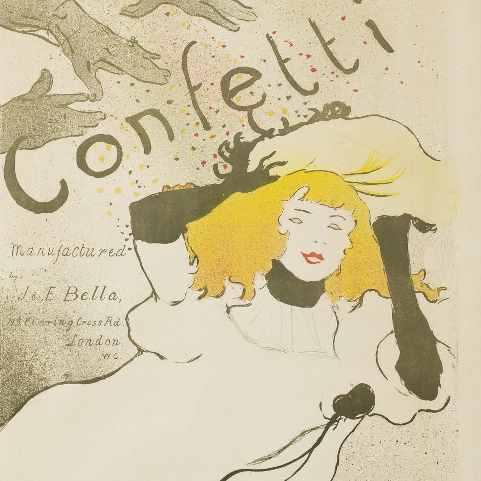 Henri de Toulouse-Lautrec — Конфетти (Wittrock P13; Delteil 352; Adriani 101)