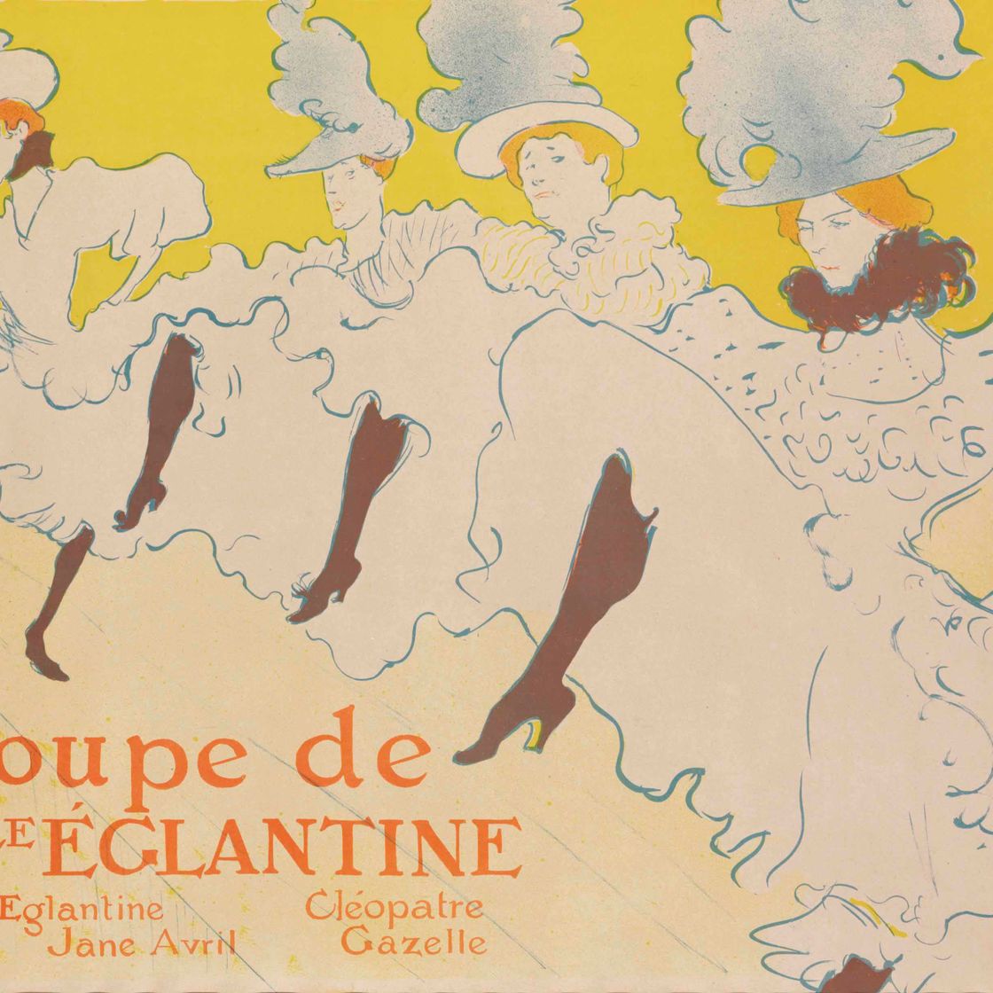 Henri de Toulouse-Lautrec — Труппа мадемуазель Эглантин (D. 361; W. P21; Adr. 162)