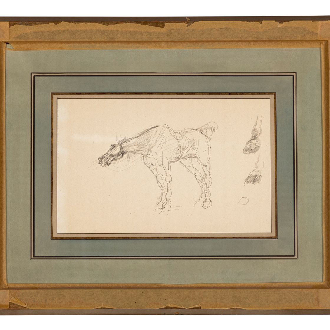 Henri de Toulouse-Lautrec — Шевалье (спереди); Шевалье с саблями (сзади), изображение 4