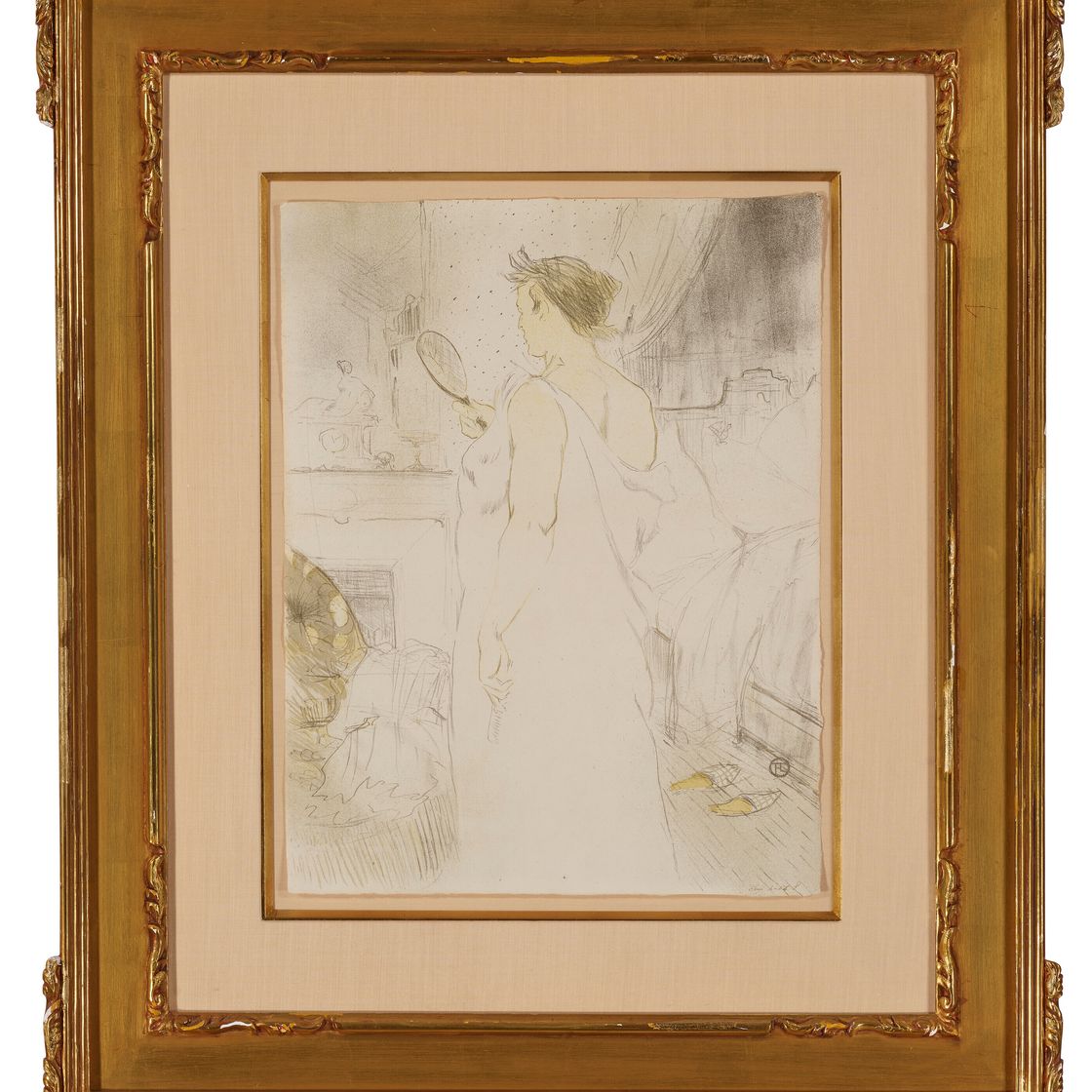 Henri de Toulouse-Lautrec — Femme à la glace - Свежее вино, от Elles, изображение 2