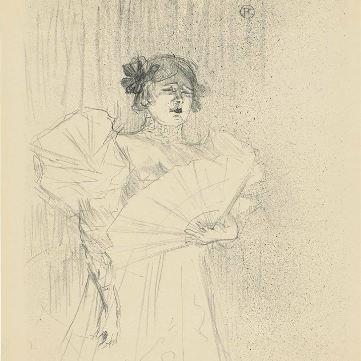 Henri de Toulouse-Lautrec — Люси Мирес, ее лицо