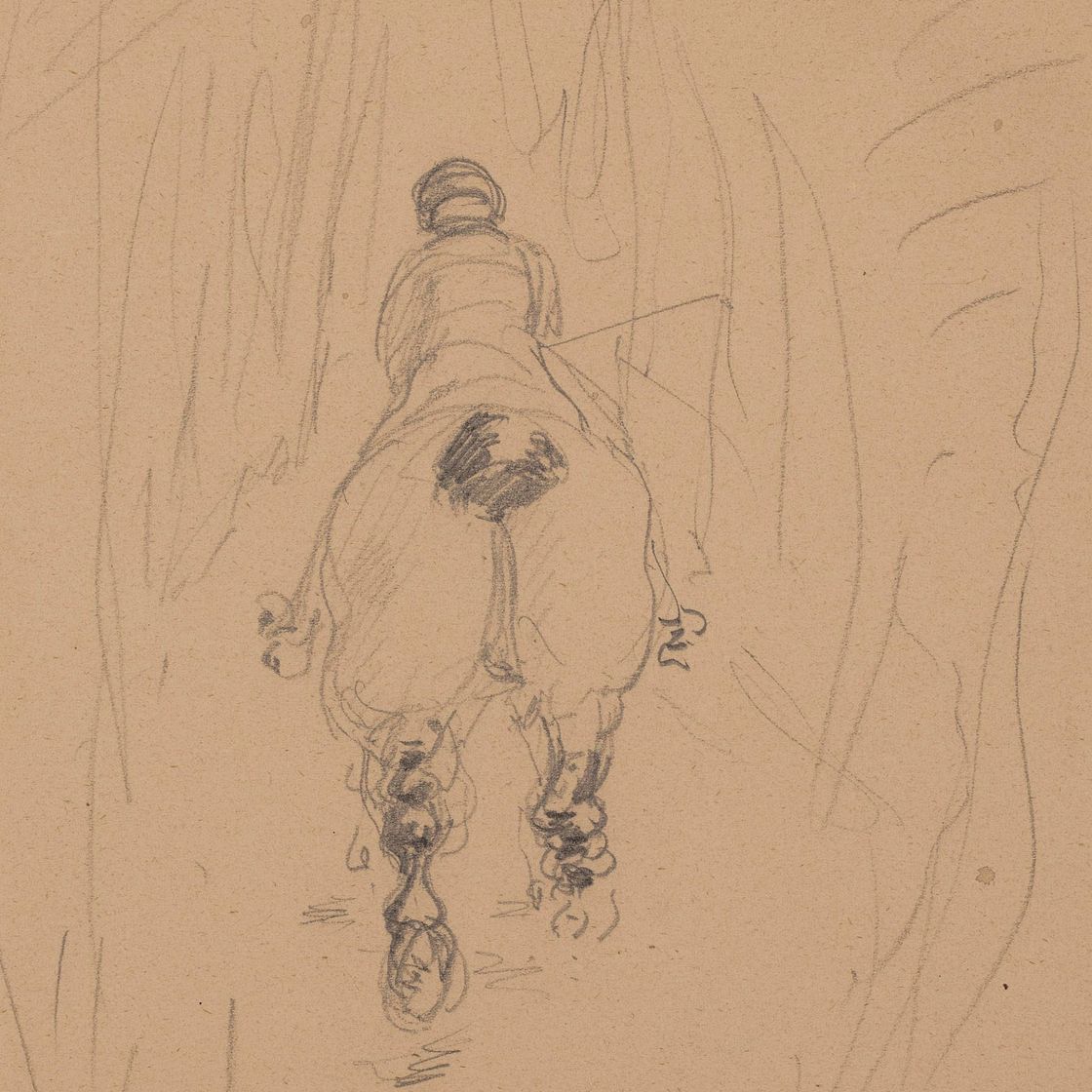 Henri de Toulouse-Lautrec — Кавалер ордена славы ( слева направо ); Этюд рыцаря ( справа налево )