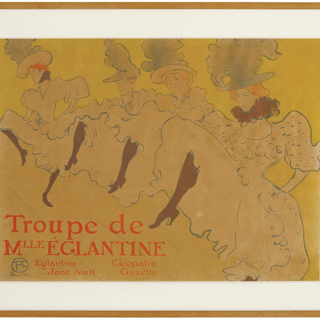 Henri de Toulouse-Lautrec — Труппа мадемуазель Эглантин, изображение 2