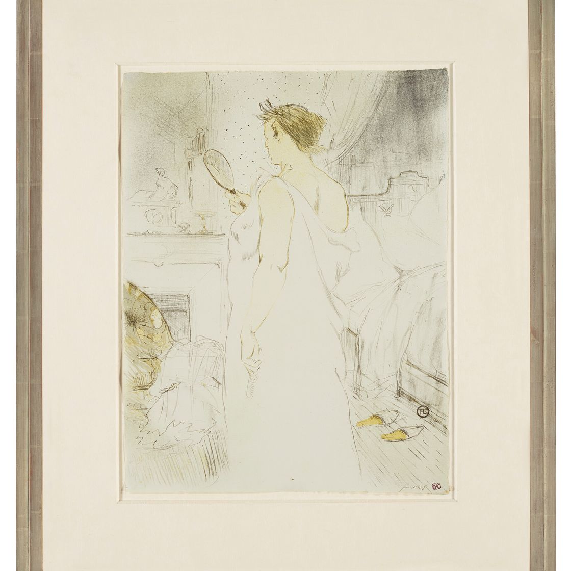 Henri de Toulouse-Lautrec — Femme à la glace - Свежее вино, от Elles, изображение 2
