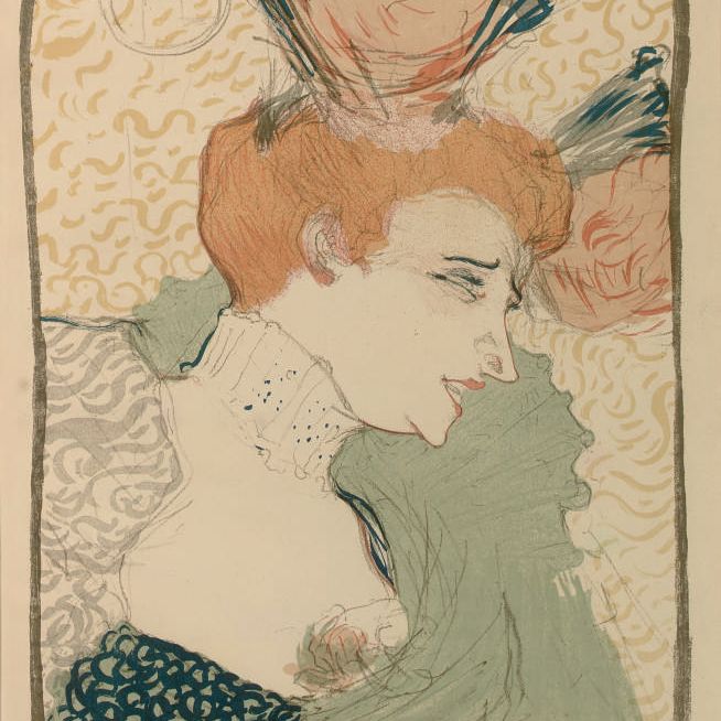Henri de Toulouse-Lautrec — Мадемуазель Марсель Лендер, арестованная (Дельтейл, 102; Адриани, 115; Виттрок, 99)