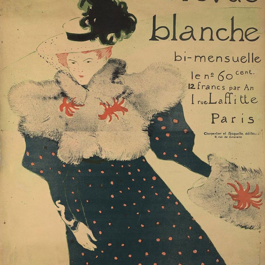 Henri de Toulouse-Lautrec — La Revue Blanche (Д. 355; доп. номер 130; W. P16 C)