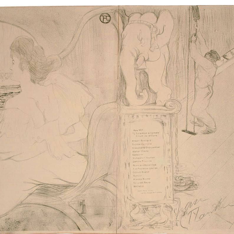 Henri de Toulouse-Lautrec — Оригинальная рукопись (Д. 127; доп. 129; W. 96)