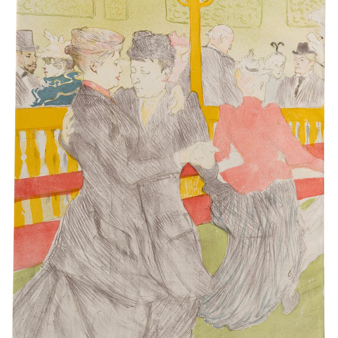 Henri de Toulouse-Lautrec — Танец в "Мулен Руж"