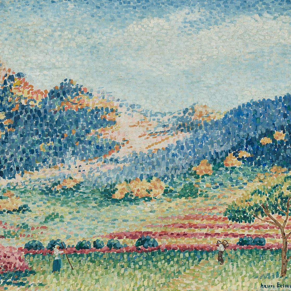 Henri Edmond Cross — Оплата за услуги для маленьких жителей маурских гор, изображение 1