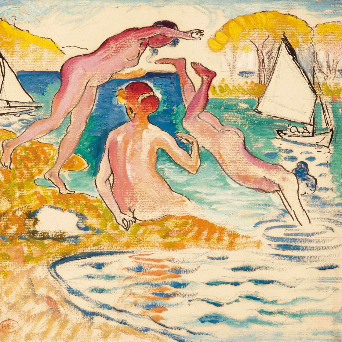 Henri Edmond Cross — Этюд для "Беньяминов" или "Веселой беньяминады"
