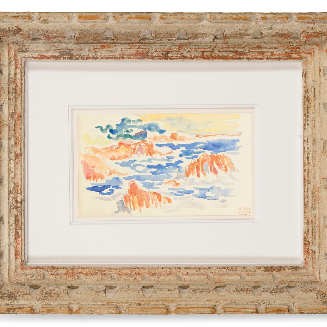 Henri Edmond Cross — Морской пехотинец в рошерском наряде ( сзади ); Этюд для туристов ( сзади ), изображение 4