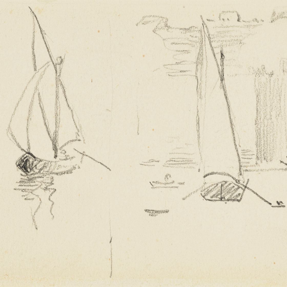 Henri Edmond Cross — Вуаль (i); Этюд из вуалей (ii); Морские батории (iii); Морской берег (iv), изображение 3
