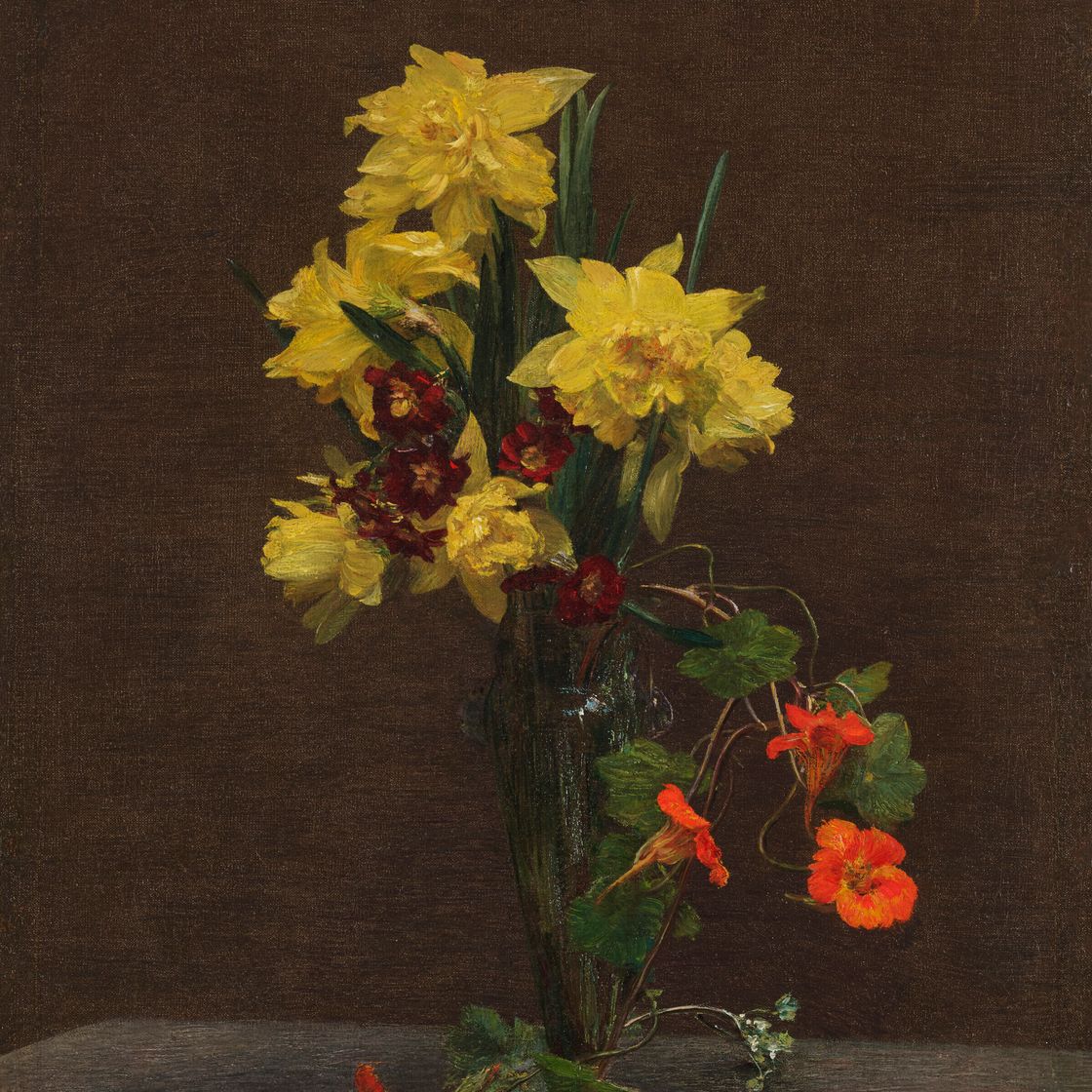 Henri Fantin-Latour — Жонкили и капуцины, изображение 1