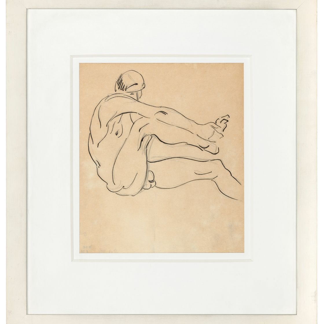 Henri Gaudier-Brzeska — Обнаженный мужчина, держащийся за правую ногу, изображение 2