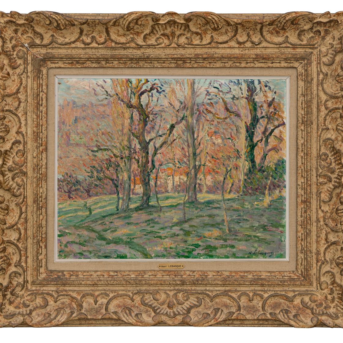 Henri Lebasque — Румяные дома на травянистых зарослях, изображение 3