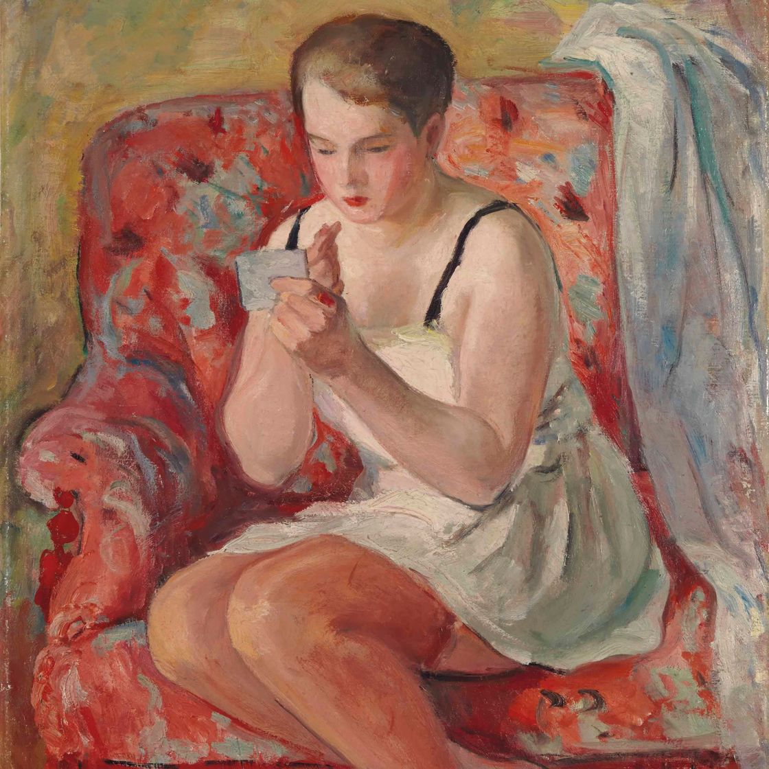 Henri Lebasque — Женщина - это макияж